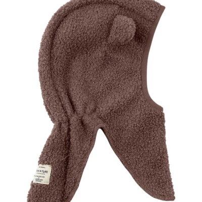 Mini A Ture Elefanthue - MatJeffi Teddyfleece - Peppercorn Plum