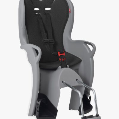 Hamax Kiss Cykelstol, Medium Grey/Black