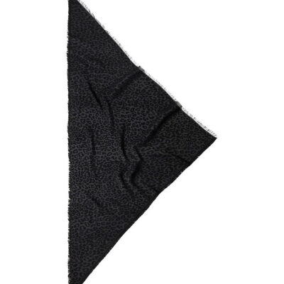 Lala Berlin Tørklæde - 148x60 - Leo Jacquard Grey Black