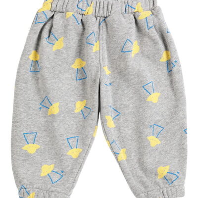 Bobo Choses Sweatpants - Pixel Abduction - Light Heather Grey