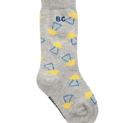 Bobo Choses Strømper - Pixel Abduction - Heather Grey