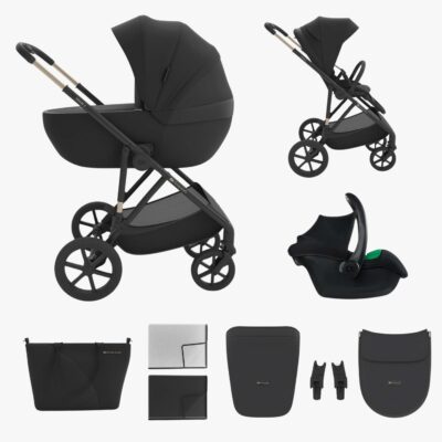 Kinderkraft Prime 3 3-i-1 Duovogn, Venezian Black