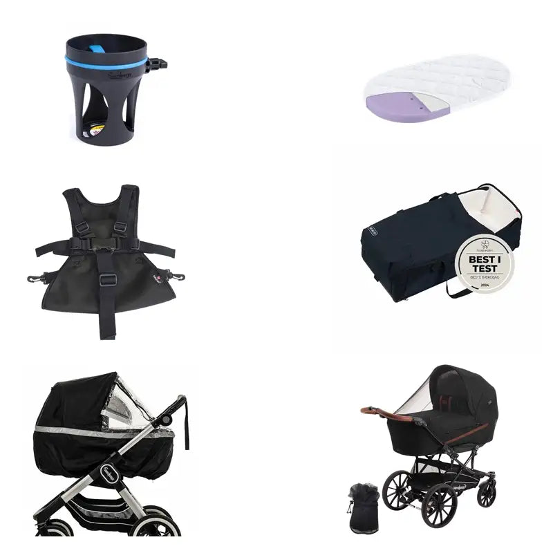 Lux Pakke Inkl. Carry Me - Big Star Supreme - Sort / Cuddledream / Emmaljunga Kopholder XL | Emmaljunga Exclusive | Black Cream | Sort