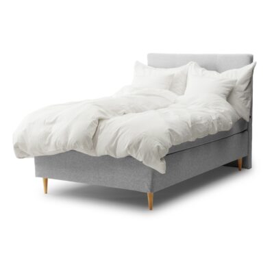 Kontinentalseng 120x200 cm - Prestige luksus - Halvandenmandsseng med ekstra fjedring - Nordstrand Home