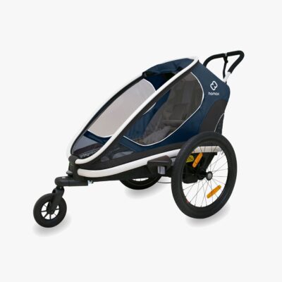 Hamax Outback ONE Cykelanhænger, Navy/White