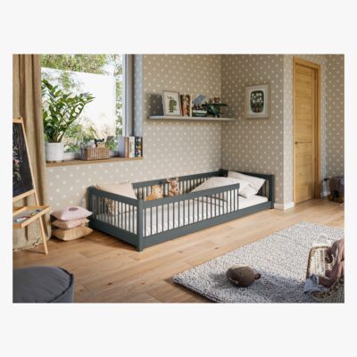 Lano Meble PEDRO Montessori Floor Seng 80x180, Graphite