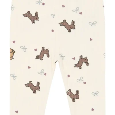 The New Siblings Venna Rib Leggings - Gardenia - 56