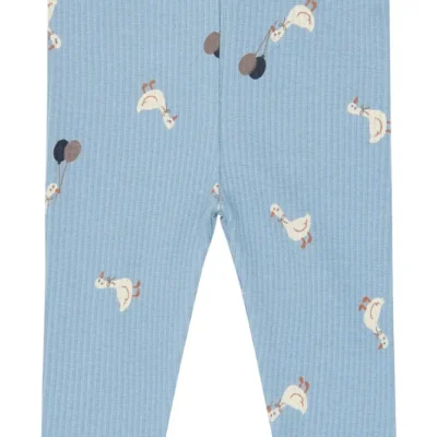 The New Siblings Vito Rib Leggings - Ashley Blue - 68