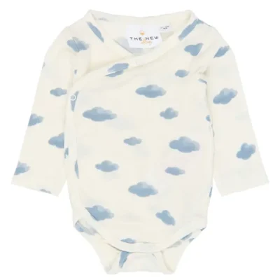 The New Siblings Vireo Langærmet Modal Wrap Body - Gardenia - 50