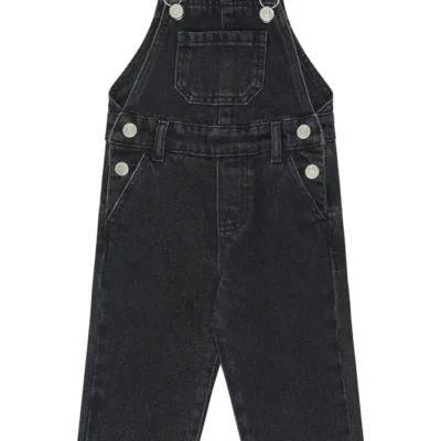 The New Siblings Valu Denim Smækbukser - Black Denim Wash - 110