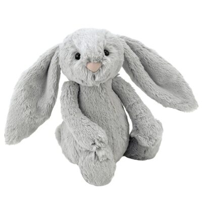 Jellycat Bamse - Medium - 31x12 cm - Bashful Silver Bunny