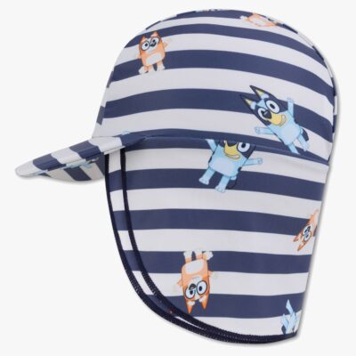 Swim Essentials Bluey Stribet UV-Badehætte, 1-2 år