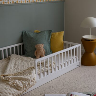 Woodies Monty Junior-/Montessori-seng, Hvid