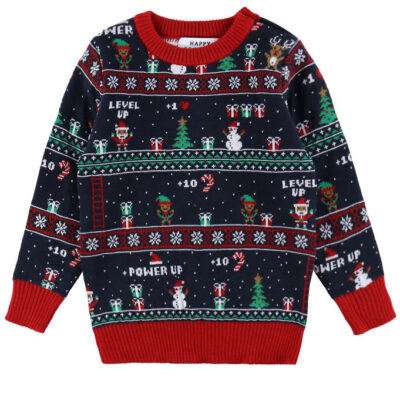 Jule-Sweaters Bluse - Strik - Vintage Gaming Sweater