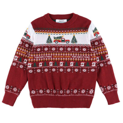 Jule-Sweaters Bluse - Strik - Driving Home For Christmas