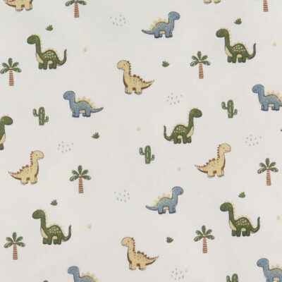 Nørgaard Madsens Sengetøj - Voksen - Beige m. Dinoer