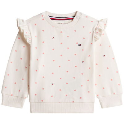 Tommy Hilfiger Sweatshirt - Ancient White/Aop Hearts