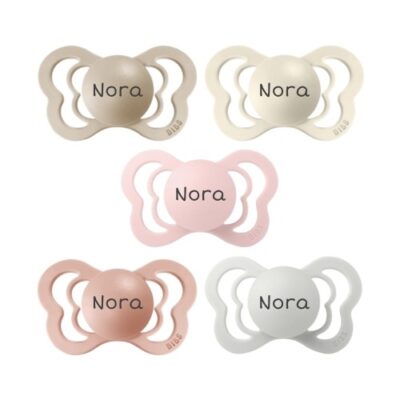 Bibs Couture, Str. 2 (6+ Mdr.), Anatomisk - Latex, Sutter Med Navn , 5-pak