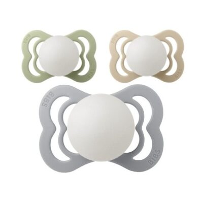 Bibs Supreme Night Glow, Str. 1 (0-6 Mdr.), Symmetrisk - Latex,