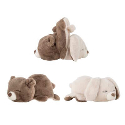 Bloomingville MINI - Bamse, Multifarvet vendbar 28 cm. lang