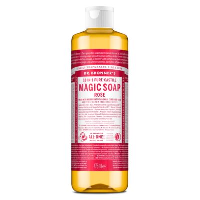 Dr. Bronner's - Pure Castile Liquid Soap Rose 475 ml