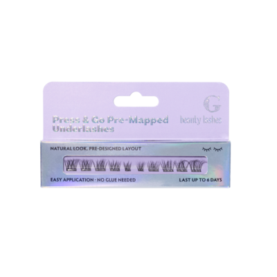 G Beauty Lashes - Press & Go Pre-Mapped Underlashes - Thrill