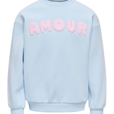 Kids Only Sweatshirt - KogMarisa - Ballad Blue/Amour