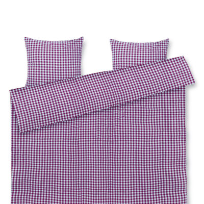 Juna - Bæk&Bølge Sengetøj - Fuchsia/Mint - 200x220 cm