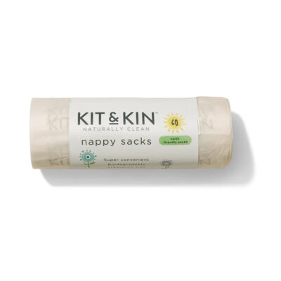 Kit & Kin Biologisk Nedbrydelige Bleposer, (60 Stk)