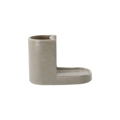 Meraki - Børste- og sæbeholder, MKDatura - Shellish grey - w: 18 cm, h: 12.7 cm