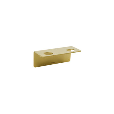 Meraki - Flaskeholder med 2 huller - Børstet messing finish