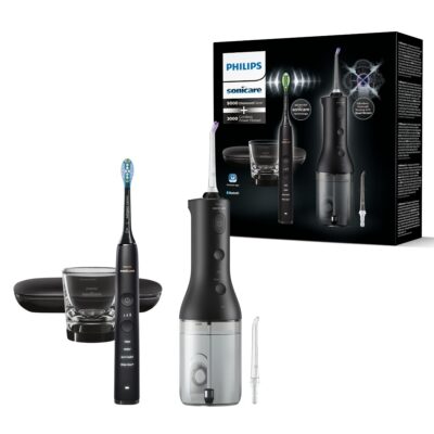 Philips – Cordless Power Flosser DiamondClean 9000 – Sort