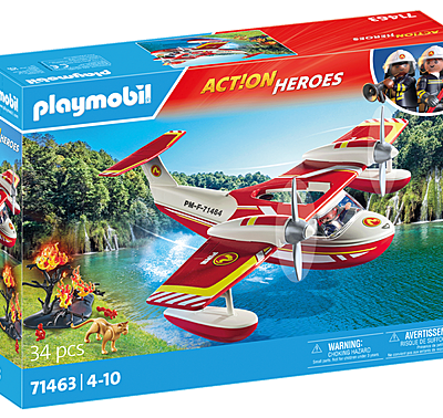 PLAYMOBIL - Brandslukningsfly med slukningsfunktion