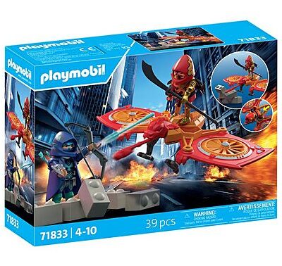PLAYMOBIL - Heroes: Heltedrone mod ond ninja