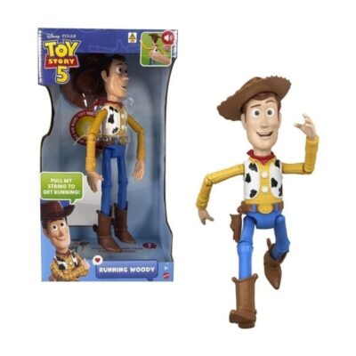 Toy Story - Feature Running Woody 30cm, Engelsk