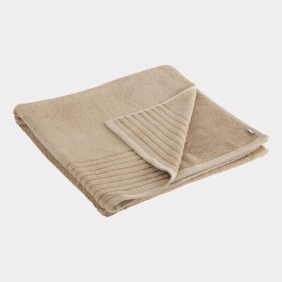Bambus badehåndklæde sand 70x140