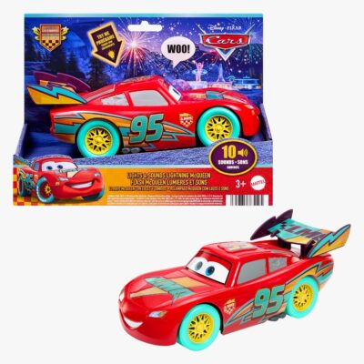 Disney Cars Legetøjsbil Lynet McQueen Day Hero