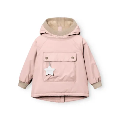 Mini A Ture Matbabywen Fleeceforet Vinteranorak - Adobe Rose - 9 MDR./74