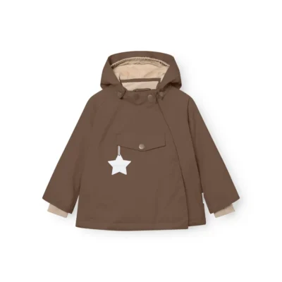 Mini A Ture Matwang Fleeceforet Vinterjakke - Chestnut Brown - 4 ÅR/104