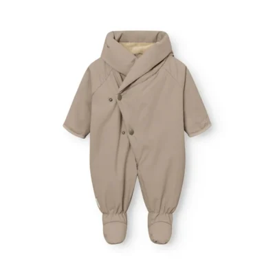 Mini A Ture Matfianna Fleeceforet Vinterkøredragt - Grey Brown - 3 MDR./62