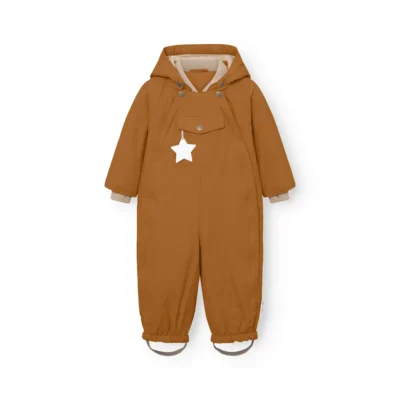Mini A Ture Matwisti Fleeceforet Flyverdragt - Brown Sugar - 4 ÅR/104
