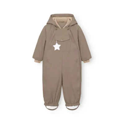 Mini A Ture Matwisti Fleeceforet Flyverdragt - Grey Brown - 12 MDR./80