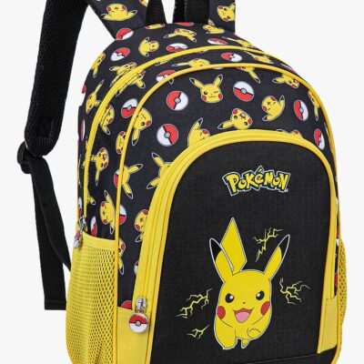 Pokémon Pikachu Rygsæk 11L, Sort