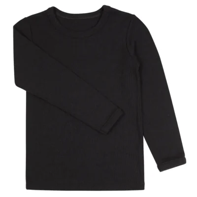 Bluse I Uld - Sort/311 - 60