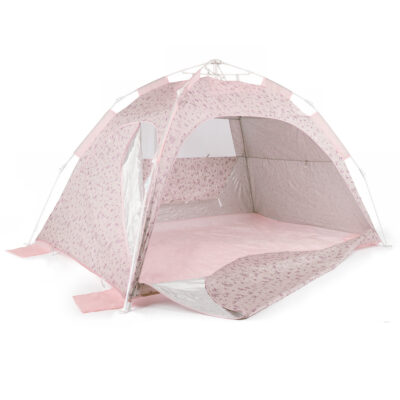BABYNOHR - Strandtelt i Rosa Med Blomstermønster Dreamy Flowers - Babynohr.dk