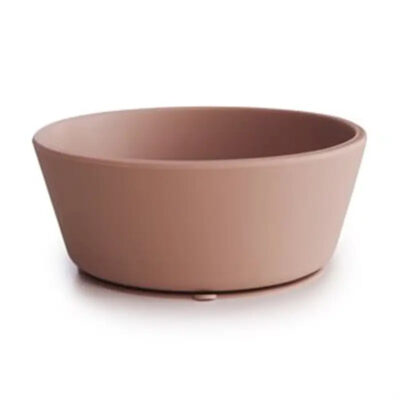 Mushie Silikone Skål Blush