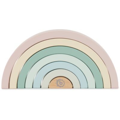 BABYNOHR - Regnbue Stablelegetøj Fsc® Pastelfarver - Babynohr.dk