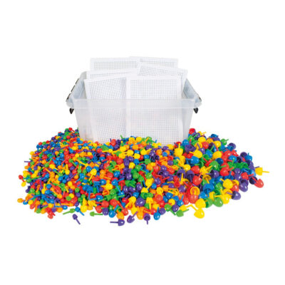 Playbox - Stiftmosaik sæt m. 1700 perler