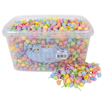 Playbox - Stiftmosaik perler - Pastel Ø15 mm