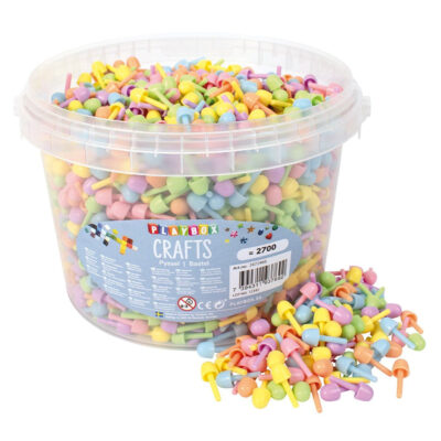 Playbox - Stiftmosaik perler - Pastel Ø10 mm